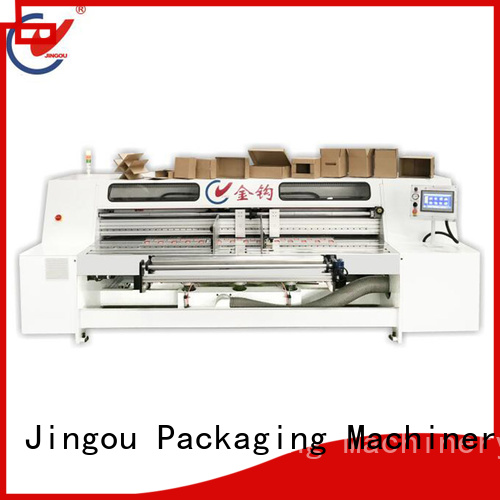 Jingou Packaging Machinery custom cardboard making machine producer for hardcover box