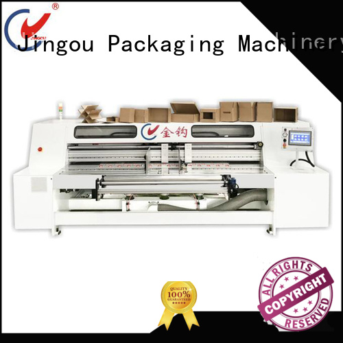 Jingou Packaging Machinery first-rate carton box making machine from China for white card boxes