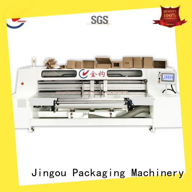 Jingou Packaging Machinery machine cardboard box making machine order now for white card boxes