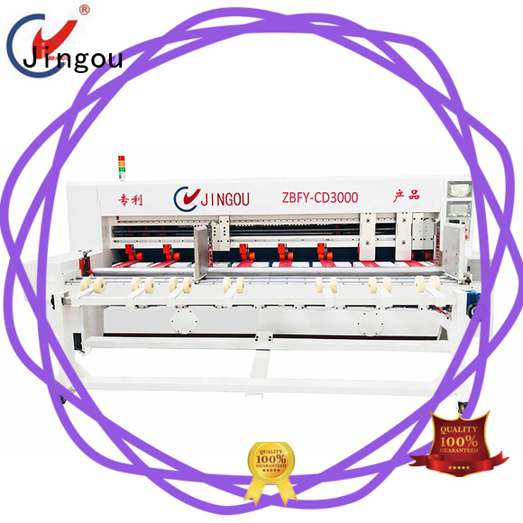 Jingou Packaging Machinery blade automatic box making machine free quote for corrugated boxes