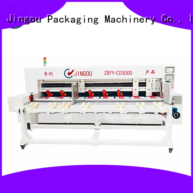 Jingou Packaging Machinery first-rate paper cutting machine widely-use for white card boxes