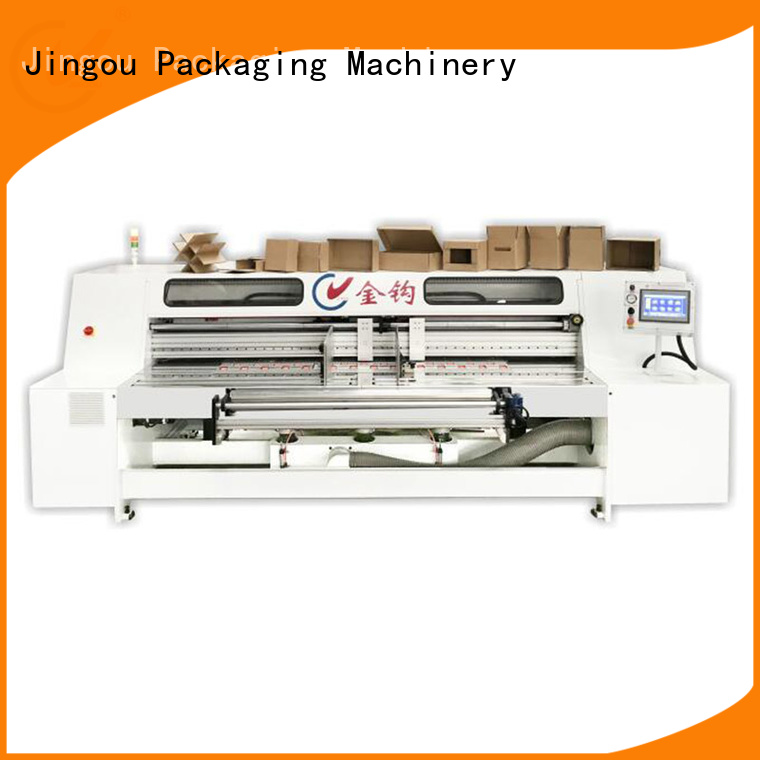 Jingou Packaging Machinery cs corrugated box machine order now for display box