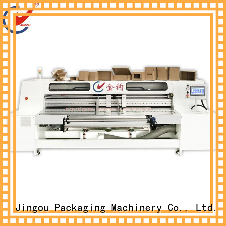 Jingou Packaging Machinery commercial cardboard box folding machine order now for gift box