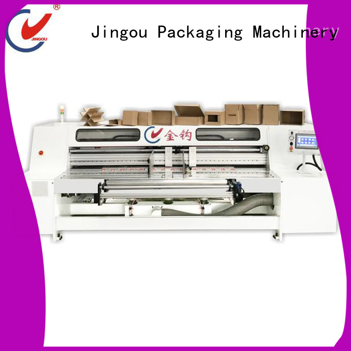 Jingou Packaging Machinery effective corrugated box machine producer for display box