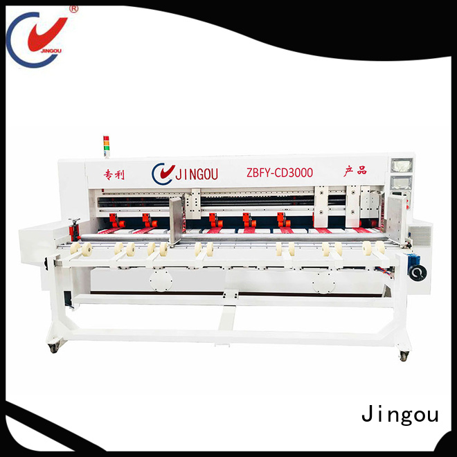 Jingou Packaging Machinery scorer cutting cardboard free design for paper box