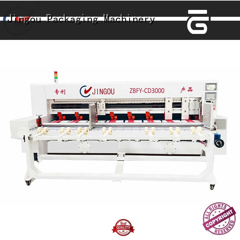 Jingou Packaging Machinery blade automatic box making machine widely-use for corrugated boxes