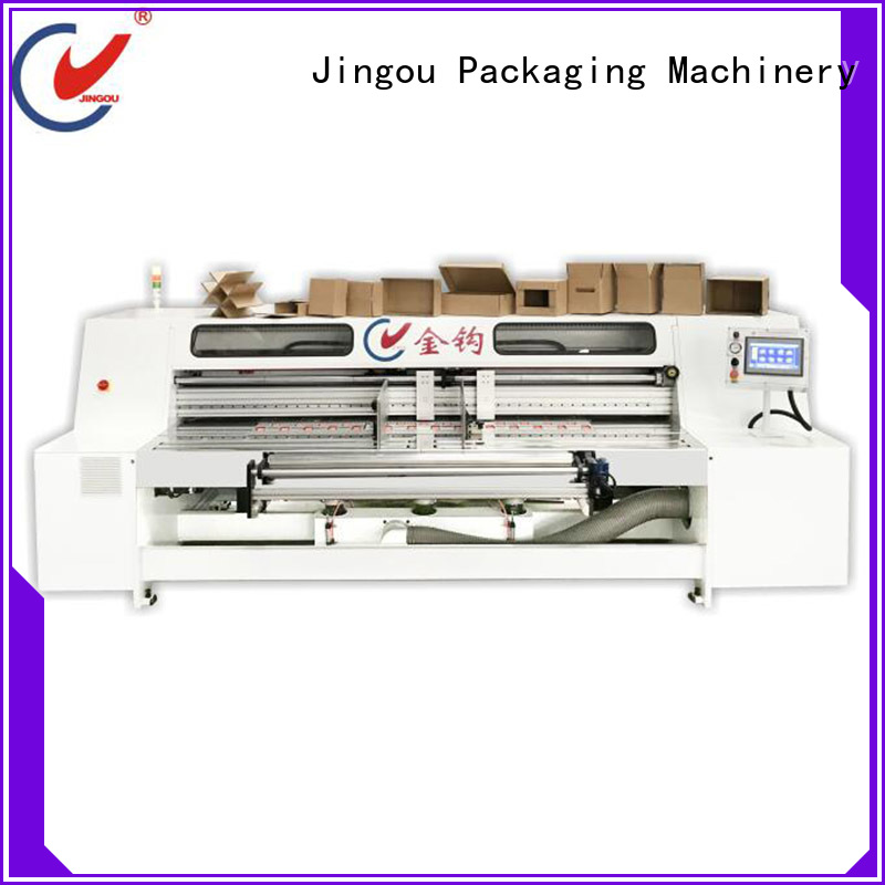 Jingou Packaging Machinery safety corrugated box maker free quote for gift box