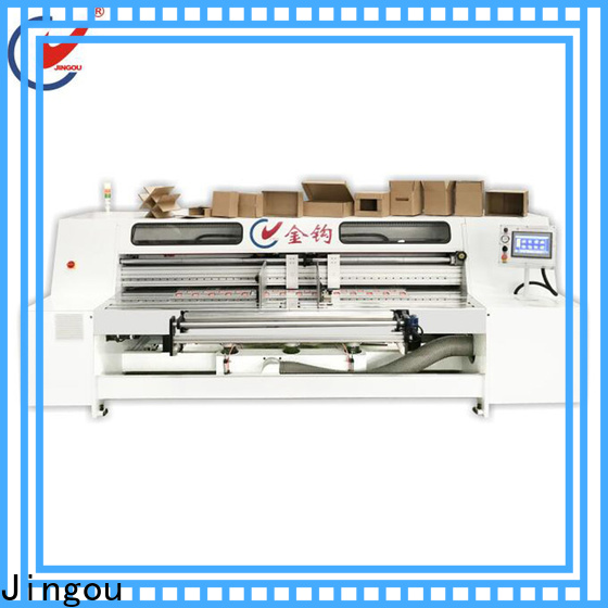 Jingou Packaging Machinery auto carton box making machine price free quote for white card boxes