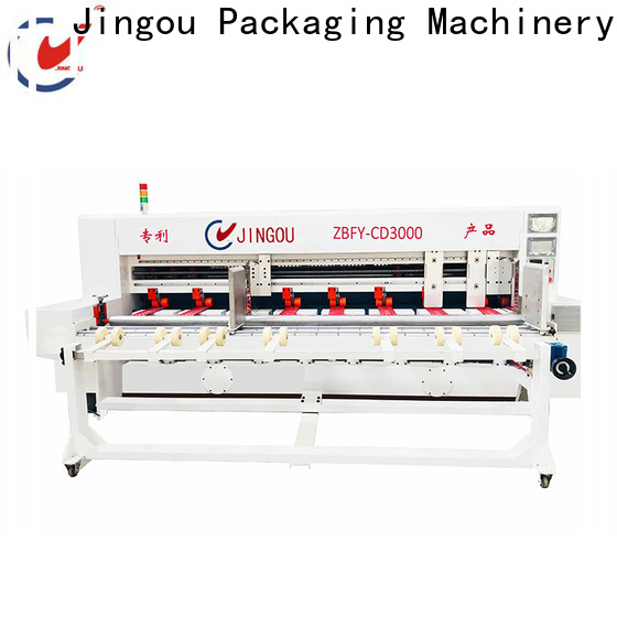 Jingou Packaging Machinery thin cardboard die cutting machine free design for white card boxes