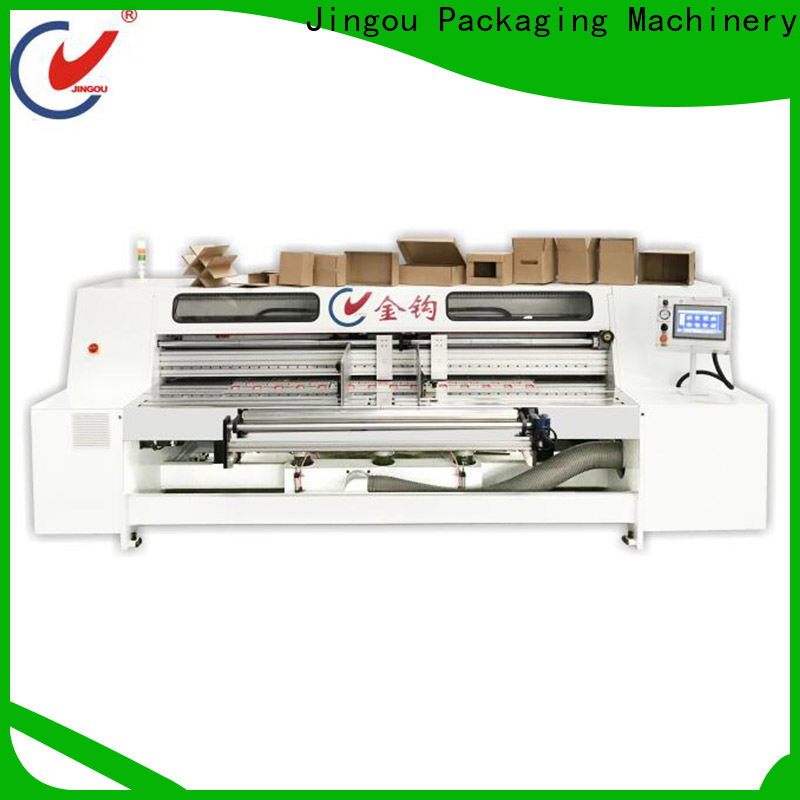 Jingou Packaging Machinery new-arrival corrugated box making machine cost factory price for paper box