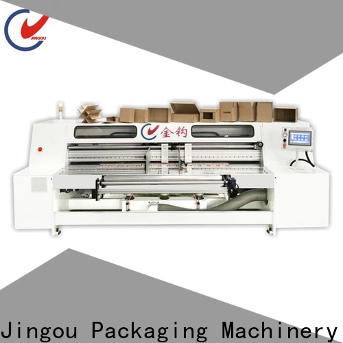 Jingou Packaging Machinery safety cardboard box making machine factory price for gift box