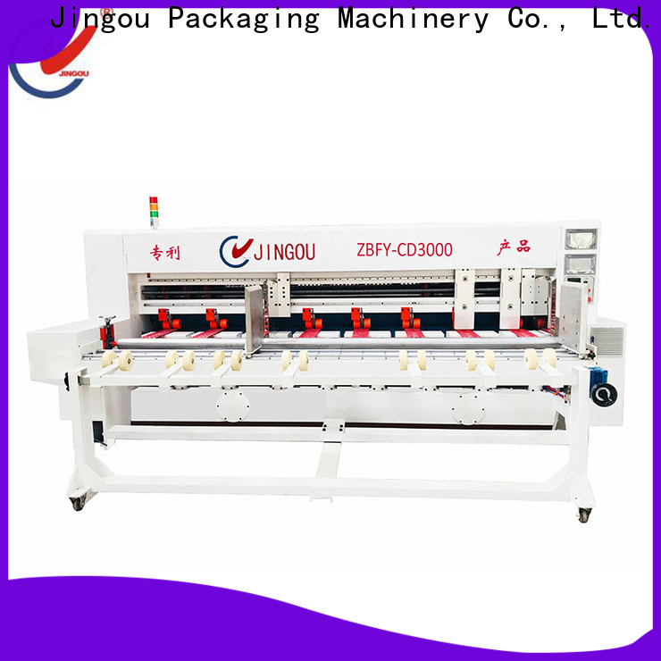 Jingou Packaging Machinery useful cardboard slitting machine free quote for hardcover box