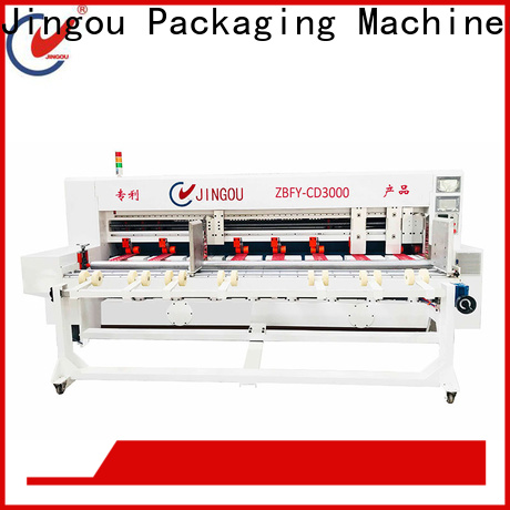 Jingou Packaging Machinery thin cardboard die cutting machine free quote for hardcover box