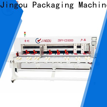 Jingou Packaging Machinery superior simplicity rotary cutting machine free design for cosmetic box