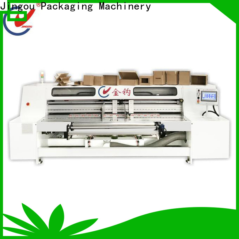 Jingou Packaging Machinery cs automatic corrugated box making machine order now for cosmetic box