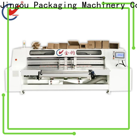 Jingou Packaging Machinery caseking cardboard box manufacturing machine with good price for paper box