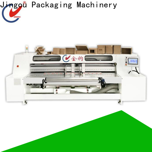 Jingou Packaging Machinery new-arrival corrugated box machine price supply for hardcover box