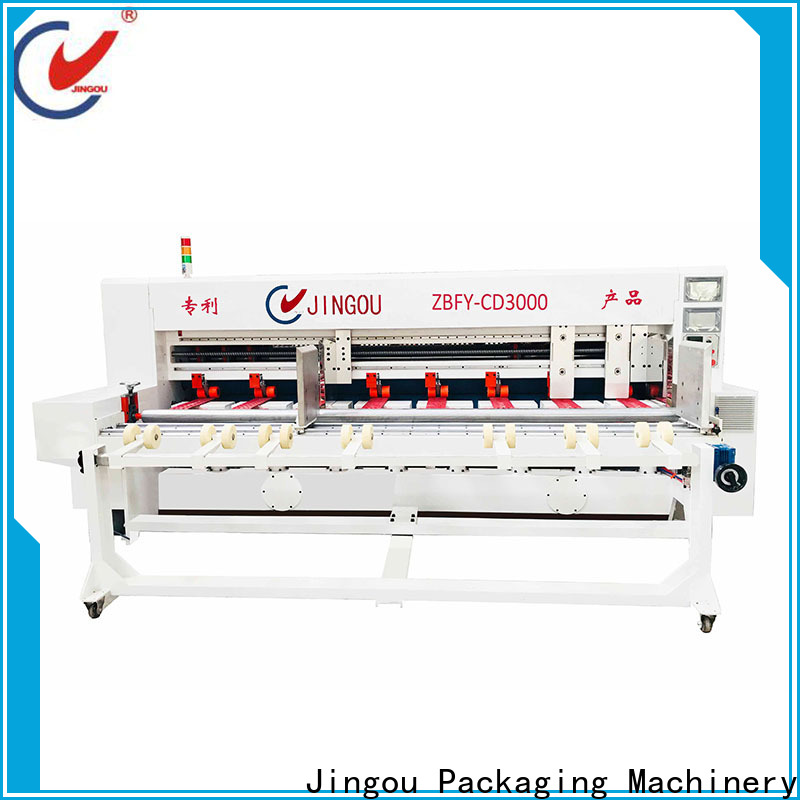 Jingou Packaging Machinery first-rate corrugated box making machine inquire now for white card boxes