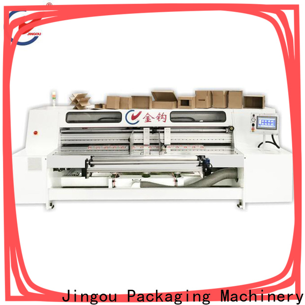 Jingou Packaging Machinery semiauto box making machine price with good price for white card boxes