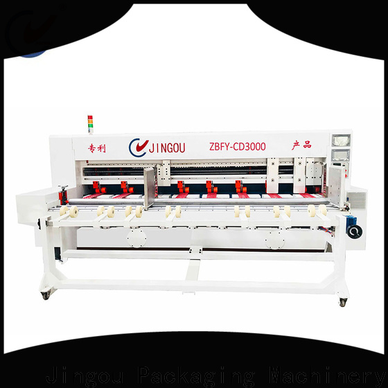 Jingou Packaging Machinery slitter simplicity rotary cutting machine buy now for display box