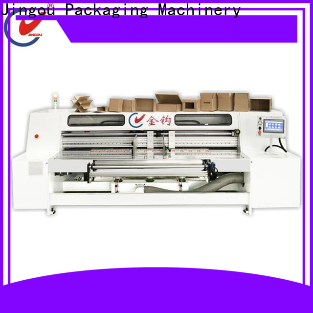 Jingou Packaging Machinery commercial cardboard box making machine widely-use for cosmetic box