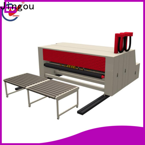 Jingou Packaging Machinery safety corrugated box machine supply for white card boxes