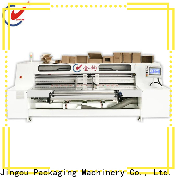 Jingou Packaging Machinery caseking corrugated box making machine price widely-use for hardcover box