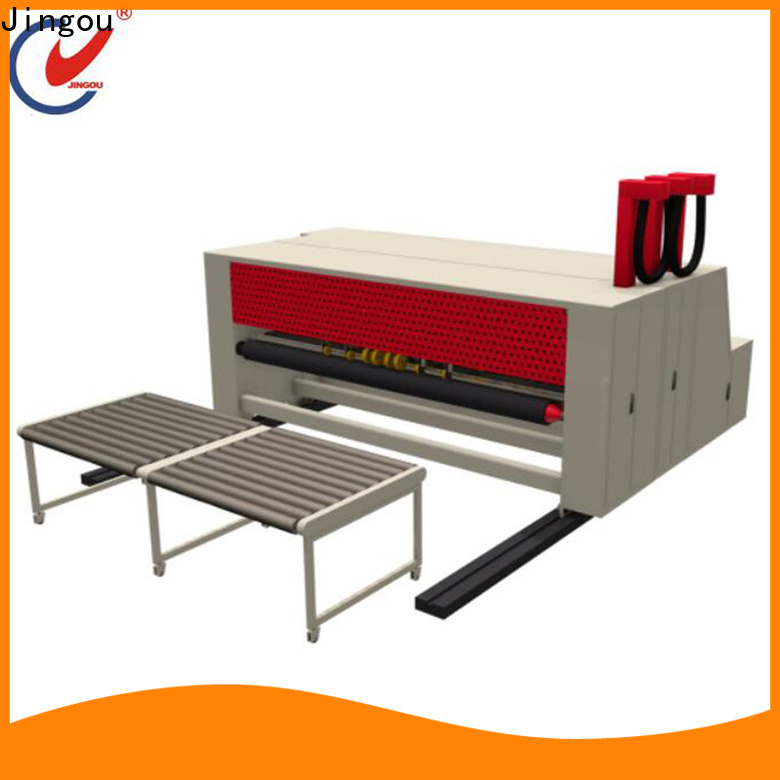 Jingou Packaging Machinery semiauto corrugated box making machine manufacturers from China for corrugated boxes