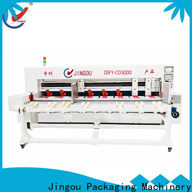 Jingou Packaging Machinery first-rate cardboard cutting machine order now for white card boxes