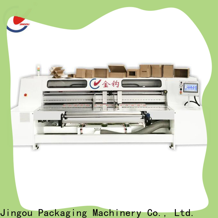 Jingou Packaging Machinery scientific corrugated box manufacturing machine from China for cosmetic box