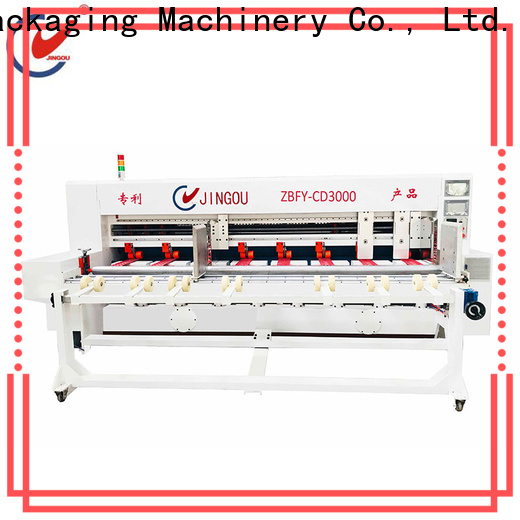 Jingou Packaging Machinery superior cardboard tube cutting machine free design for white card boxes