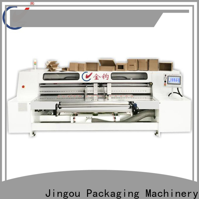 Jingou Packaging Machinery box cardboard box folding machine producer for gift box