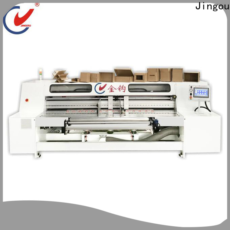 Jingou Packaging Machinery effective small box making machine vendor for cosmetic box