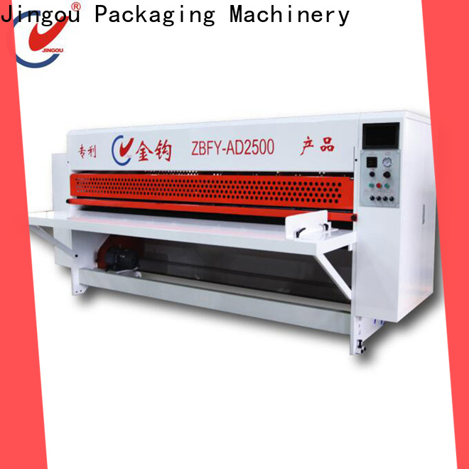 Jingou Packaging Machinery thin corrugated cardboard cutter inquire now for white card boxes