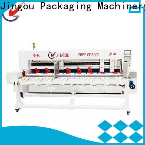 Jingou Packaging Machinery auto best tool to cut cardboard free design for cosmetic box