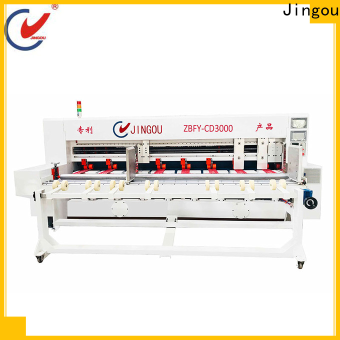 Jingou Packaging Machinery auto die cut cardboard free design for hardcover box