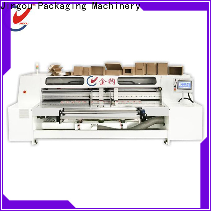 Jingou Packaging Machinery custom box making machine price from China for hardcover box