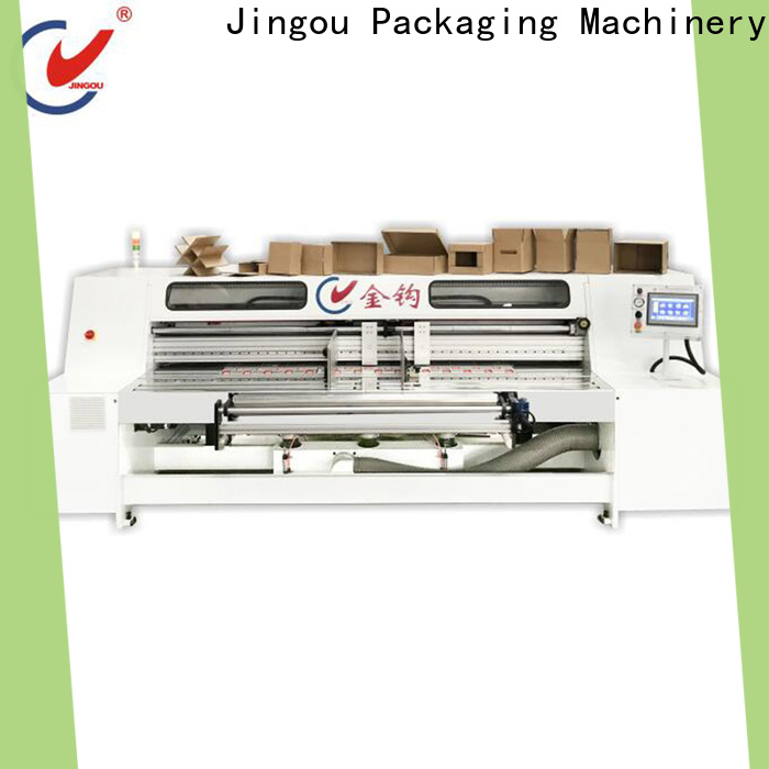 Jingou Packaging Machinery caseking cardboard box manufacturing machine supply for cosmetic box