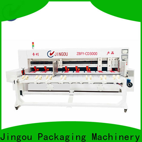 Jingou Packaging Machinery slitter sheet cutting machine order now for display box