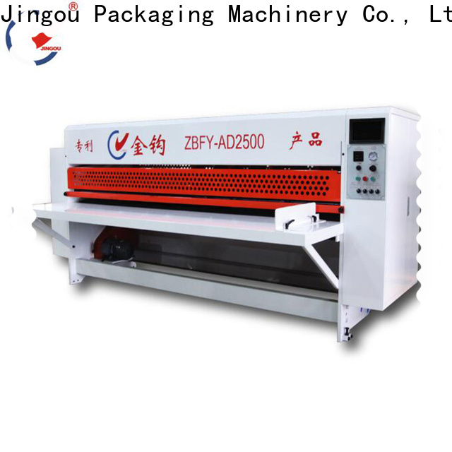 Jingou Packaging Machinery effective cardboard price free design for paper box