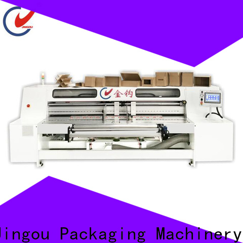 Jingou Packaging Machinery machine box manufacturing machine vendor for white card boxes