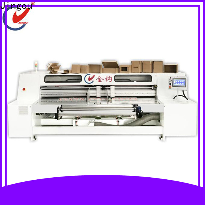 Jingou Packaging Machinery box carton box making machine free quote for paper box