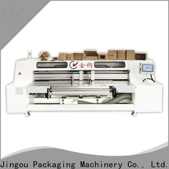 Jingou Packaging Machinery caseking carton box manufacturing machine price from China for corrugated boxes