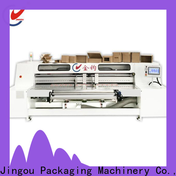 Jingou Packaging Machinery cs corrugated box packaging machine from China for corrugated boxes