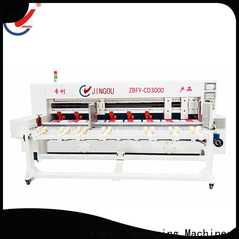 Jingou Packaging Machinery auto best tool to cut cardboard widely-use for corrugated boxes