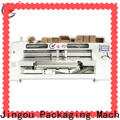 Jingou Packaging Machinery semiauto cardboard box machine producer for paper box