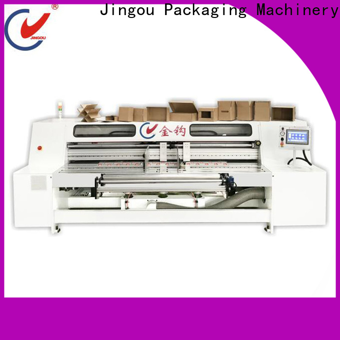 Jingou Packaging Machinery machine cardboard box maker order now for gift box