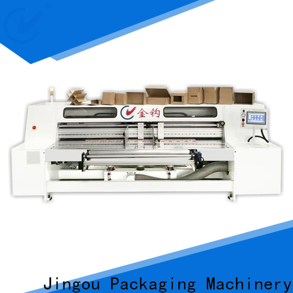 Jingou Packaging Machinery making corrugated box making machine for sale widely-use for hardcover box