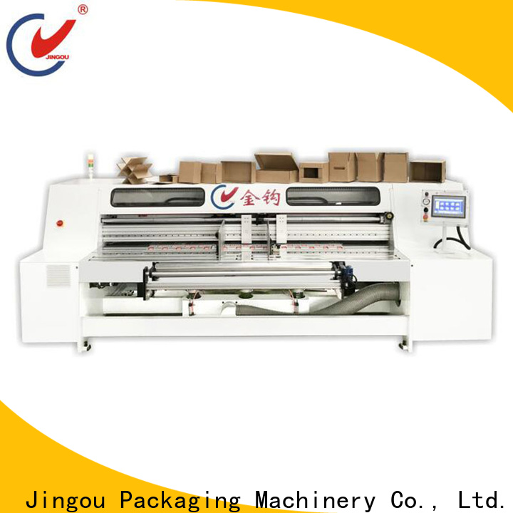 Jingou Packaging Machinery semiauto box making machine for sale with good price for hardcover box