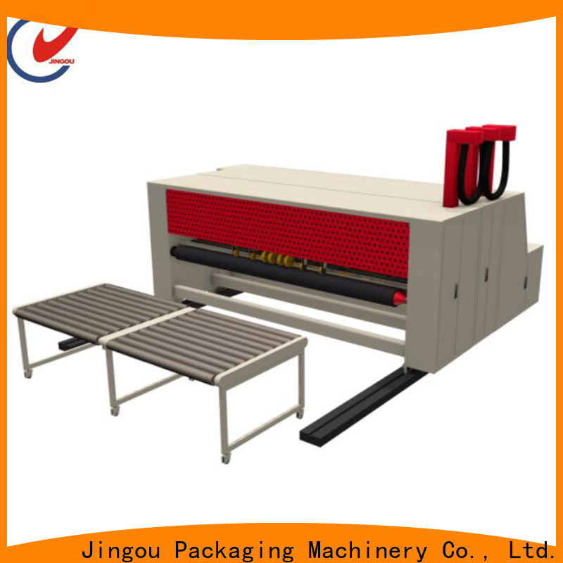 Jingou Packaging Machinery safety corrugated box making machine producer for white card boxes